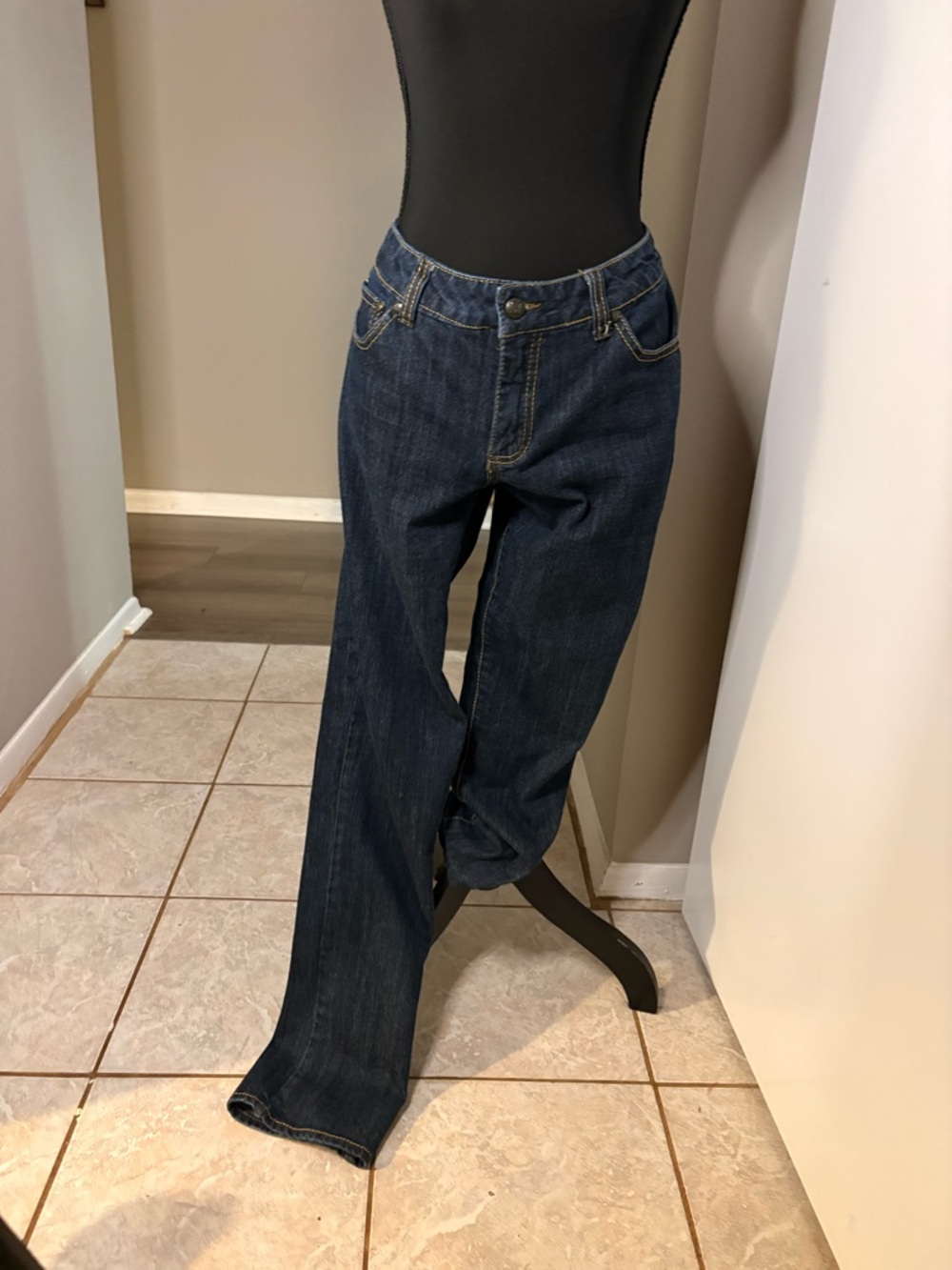 Miley Cyrus & Max Azria Dark Indigo Straight-Leg Jeans